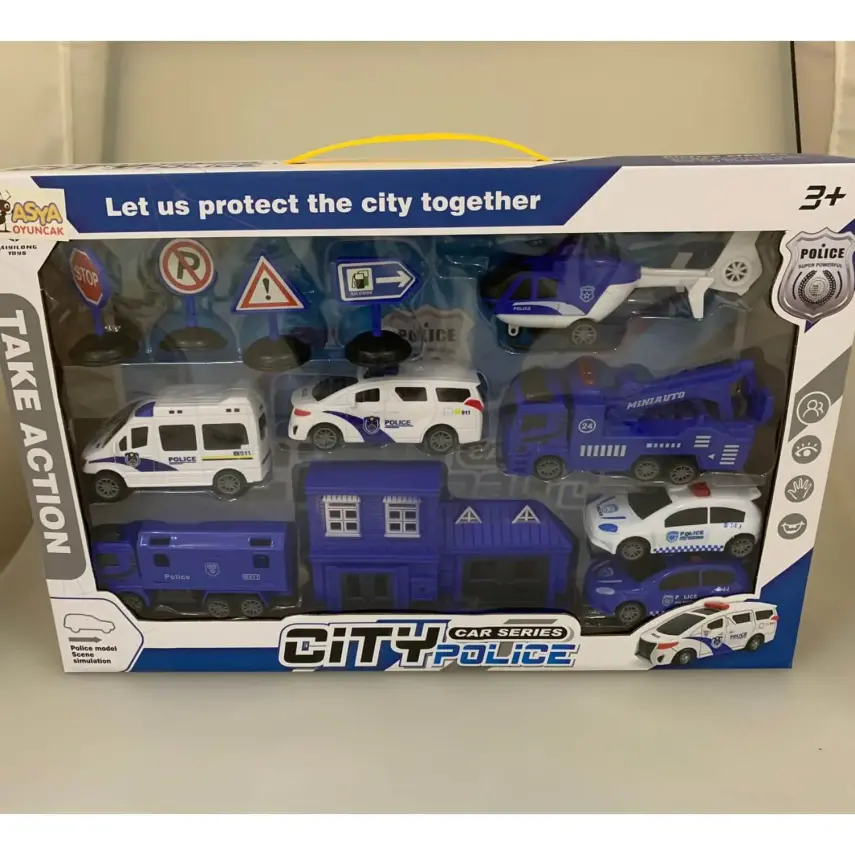 Çek Bırak Polis Seti Kutulu - 1