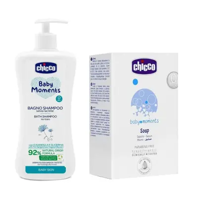 Chicco Baby Moments Bebek Şampuan + Bebek Sabunu (Avantaj Paketi) - 3