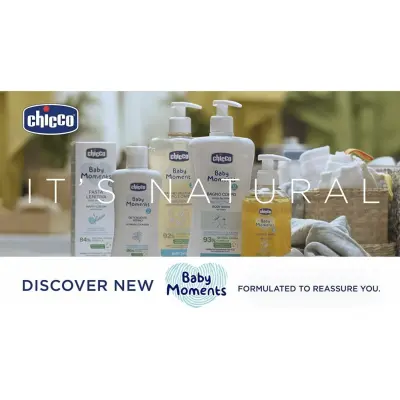 Chicco Baby Moments Doğal Göz Yakmayan Bebek Saç ve Vücut Şampuanı 750 ml x 3 - 7