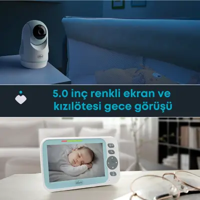 Chicco Baby Monitor Evolution Gece Görüşlü Çift Yönlü Bebek Kamerası 5 İnç - 6
