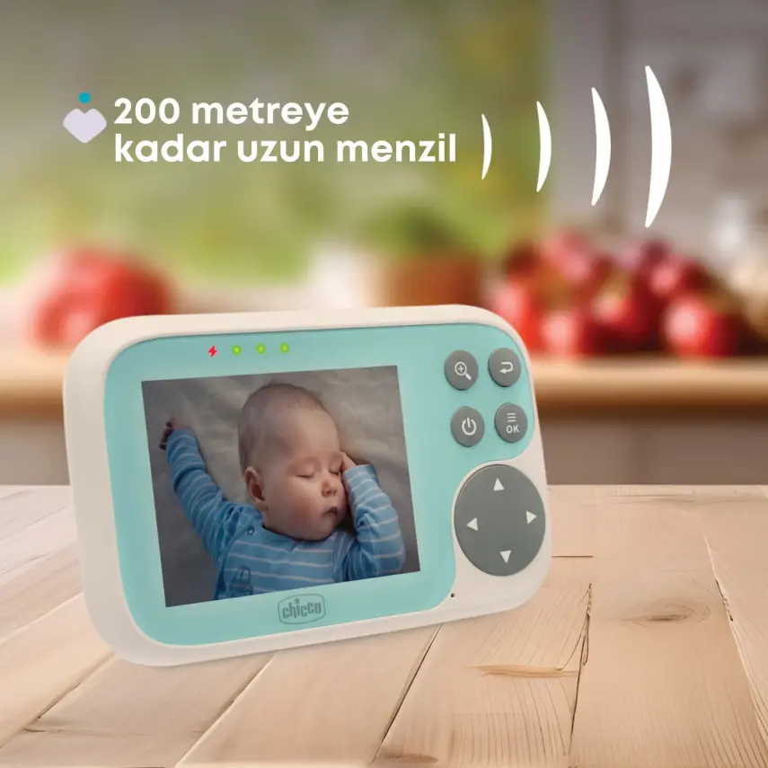 Chicco Baby Monitor Start Gece Görüşlü Ses Aktivasyonlu Bebek Kamerası 3,2 İnç - 10