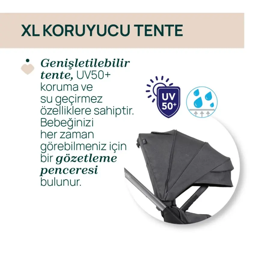 Chicco Bellagio Çift Yönlü Tek Elle Katlanır Kompakt Kabin Bebek Arabası  Black Satin - 8