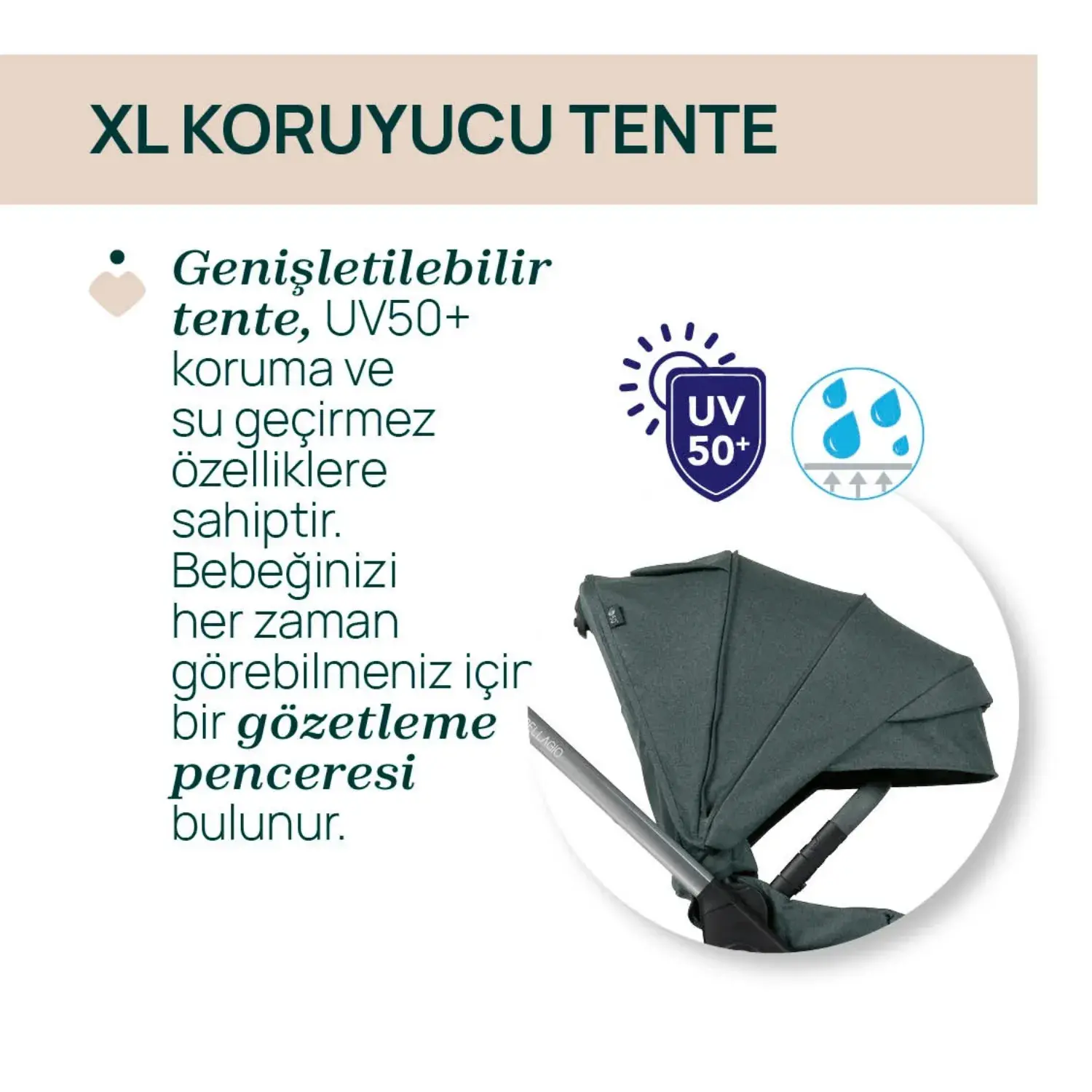 Chicco Bellagio 2.0 Bebek Arabası Fir Tree
