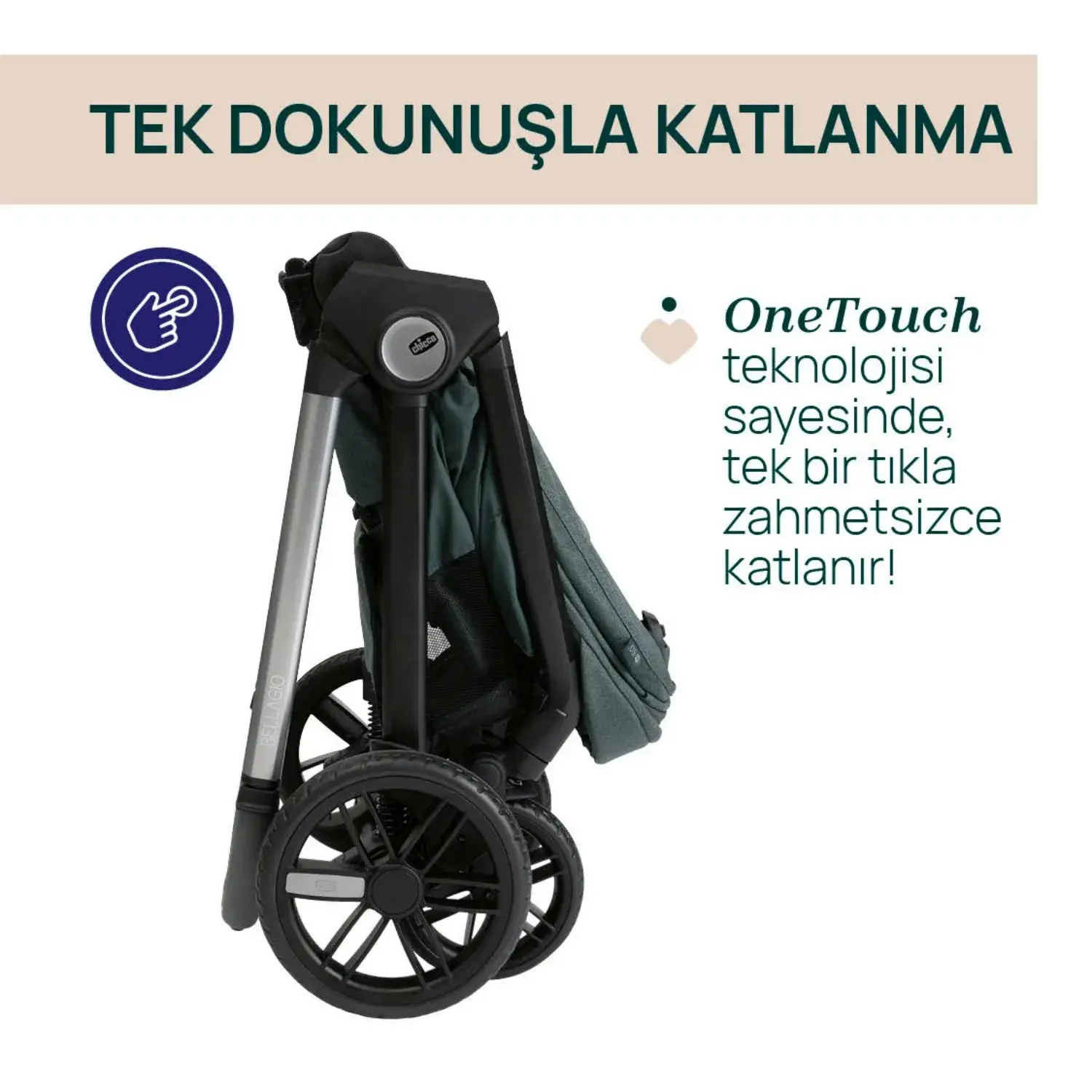 Chicco Bellagio 2.0 Bebek Arabası Fir Tree