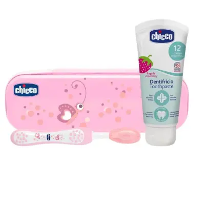 Chicco Diş Fırça Seti Pembe 