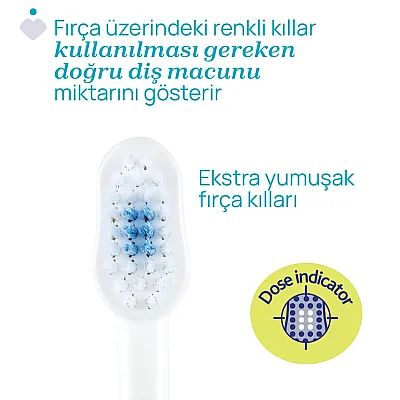 Chicco Diş Fırçası 3-6 Yaş Tiger Panda 2li - 4