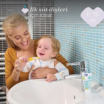 Chicco Diş Fırçası 6-36 Ay Yaş ndigo Mustard 2li - 3