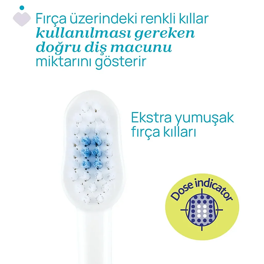 Chicco Diş Fırçası 6-36 Ay Yaş Lilac Mustard 2li - 6