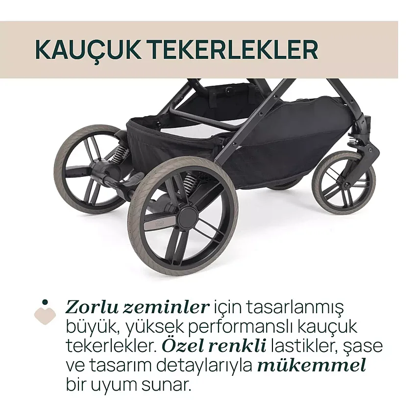 Chicco Dolomiti Kabin Bebek Arabası Charcoal - 2