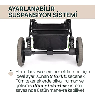 Chicco Dolomiti Kabin Bebek Arabası Pebble - 2