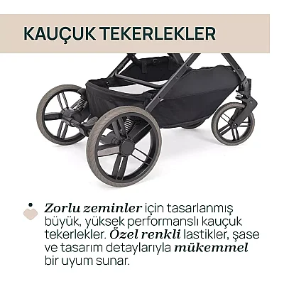 Chicco Dolomiti Kabin Bebek Arabası Pebble - 3