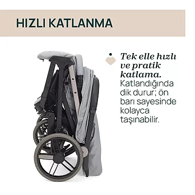 Chicco Dolomiti Kabin Bebek Arabası Pebble - 4
