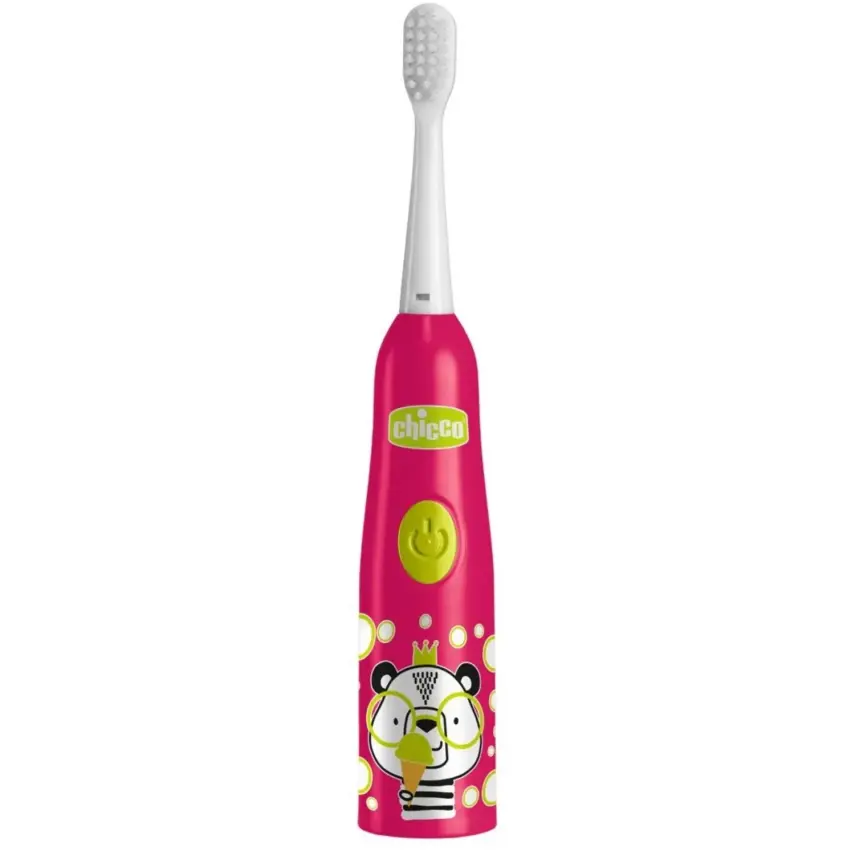Chicco Elektrikli Diş Fırçası Panda Kırmızı 3-6 Yaş - 1