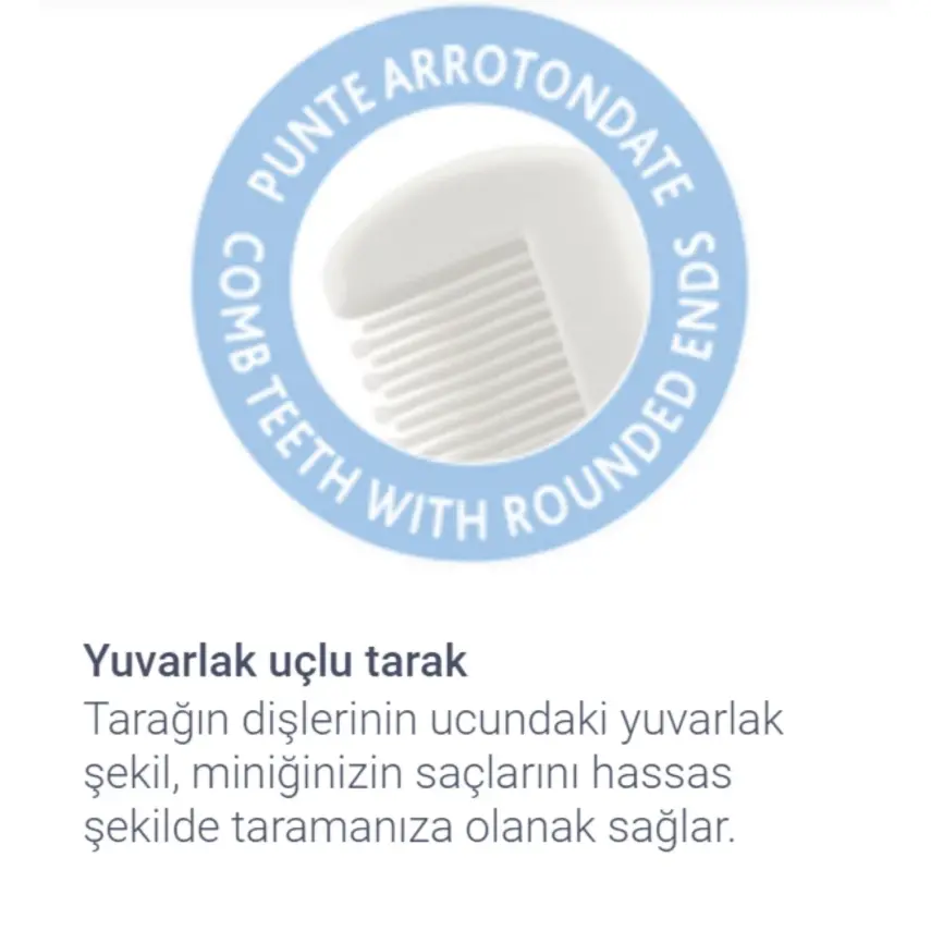 Chicco Fırça Tarak Seti Turuncu - Sarı\\ - 3