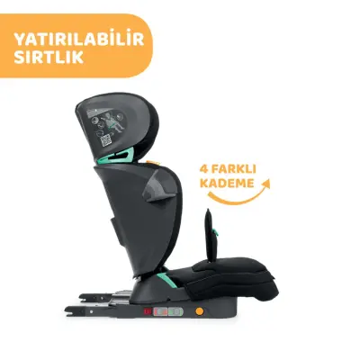 Chicco Fold Go Katlanabilir I-Size Çocuk Bebek Oto Koltuğu 15-36 Kg Black - 9