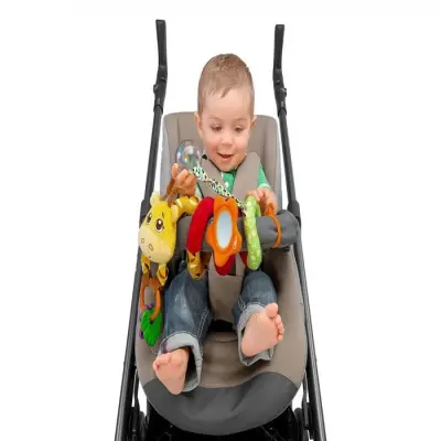 Chicco Forever Friends Bebek Arabası Oyuncağı Zürafa (1)