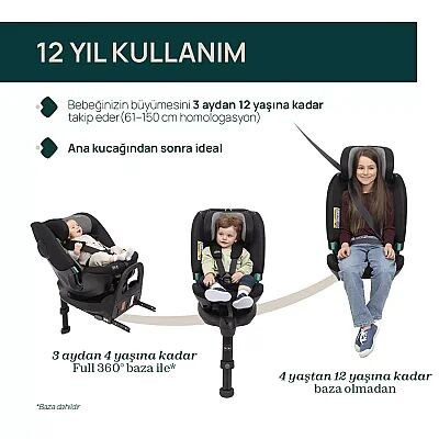 Chicco Full Seat Oto Koltuğu 0-36 Kg Black Satin (1)