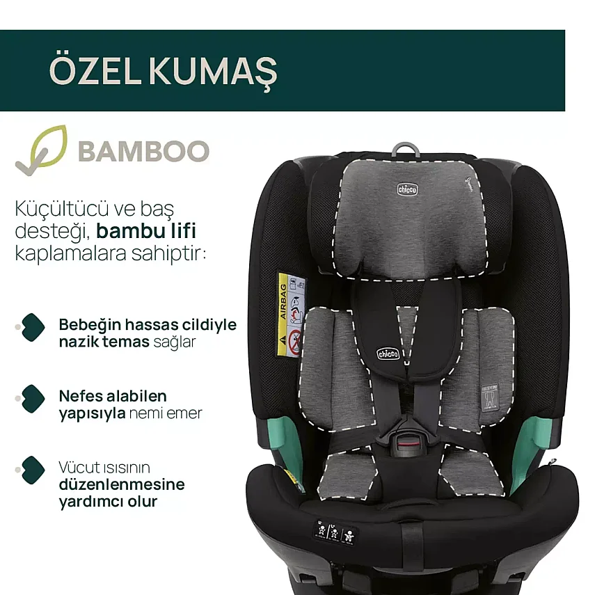 Chicco Full Seat Oto Koltuğu 0-36 Kg Black Satin - 8