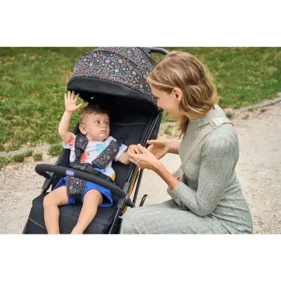 Chicco Glee Güneş-Su Geçirmez Otomatik Katlanır Kabin Bebek Arabası Joking Beige - 6