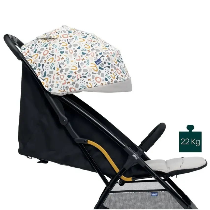 Chicco Glee Güneş-Su Geçirmez Otomatik Katlanır Kabin Bebek Arabası Joking Beige - 3