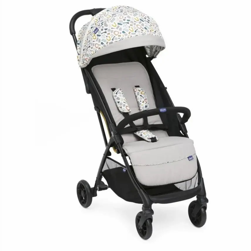 Chicco Glee Güneş-Su Geçirmez Otomatik Katlanır Kabin Bebek Arabası Joking Beige - 1