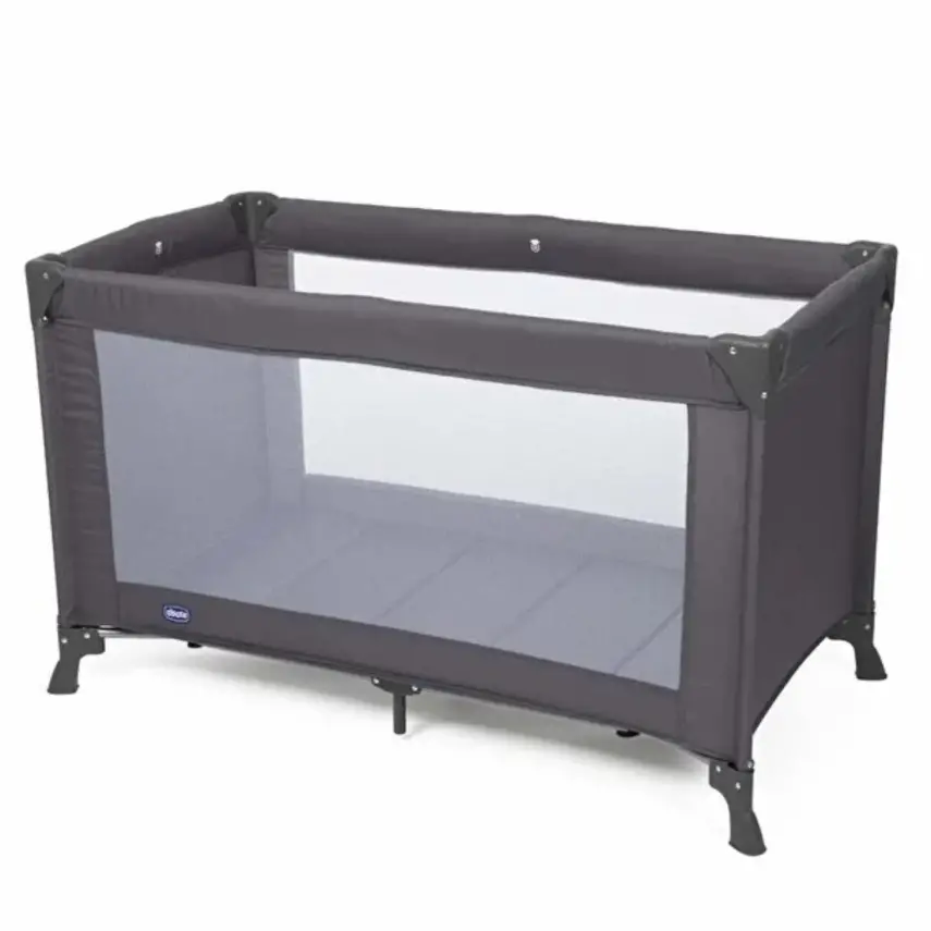 Chicco Good Night Oyun Parkı Park Yatak 60x120 cm Dark Grey - 1