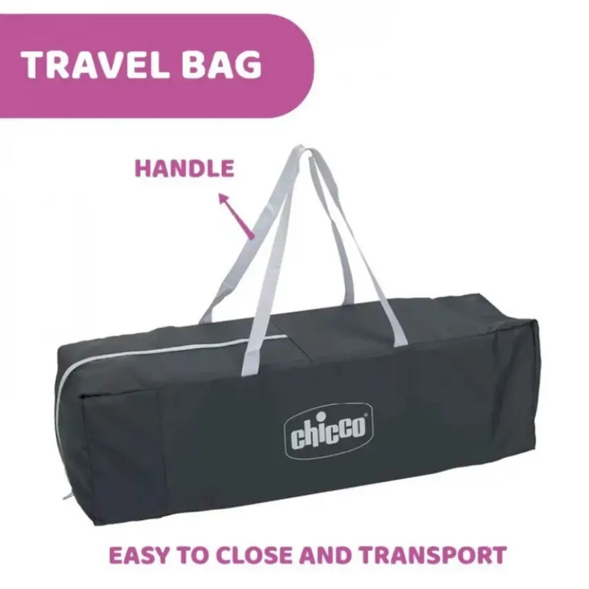 Chicco Good Night Oyun Parkı Park Yatak 60x120 cm Dark Grey - 3