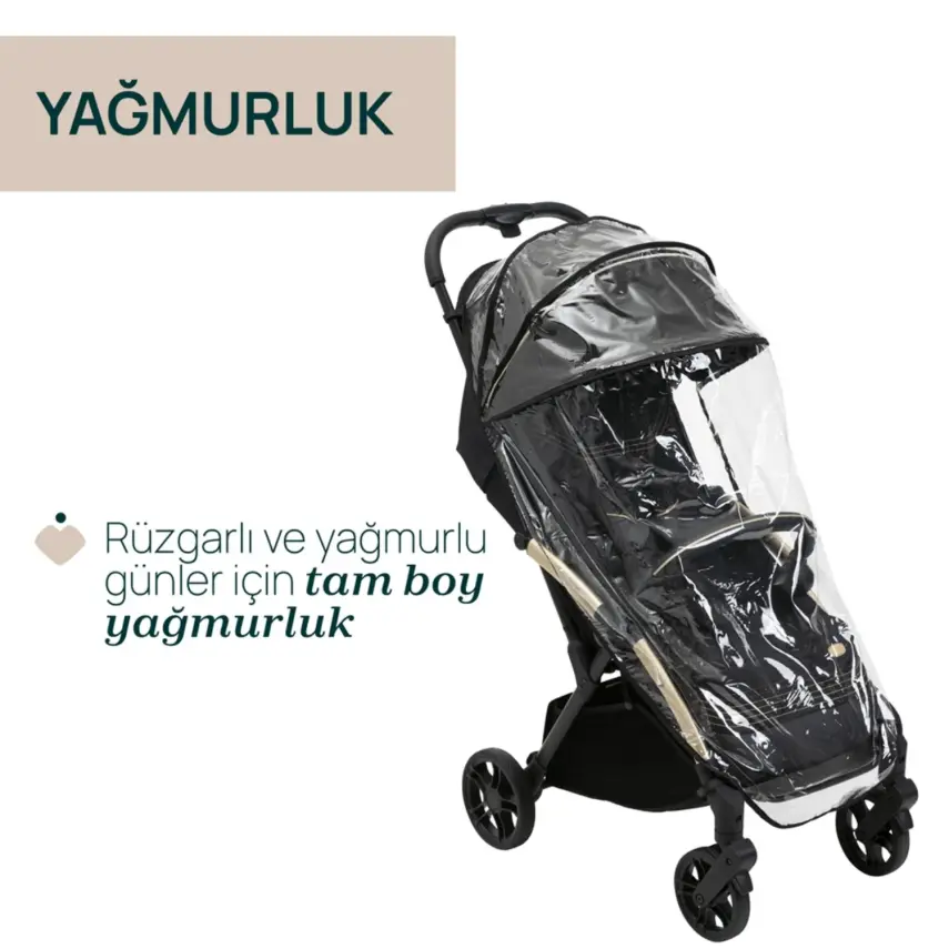 Chicco Goody Xplus Otomatik Katlanır Suya Dayanıklı Kabin Bebek Arabası Black Re_Lux - 15