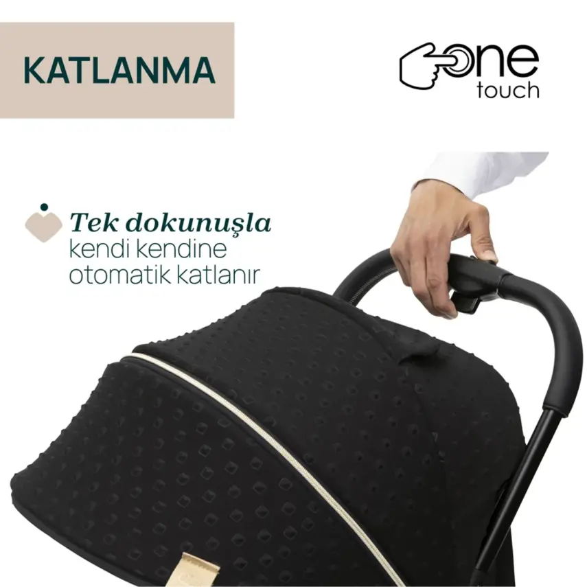 Chicco Goody Xplus Otomatik Katlanır Suya Dayanıklı Kabin Bebek Arabası Dark Shadow - 6