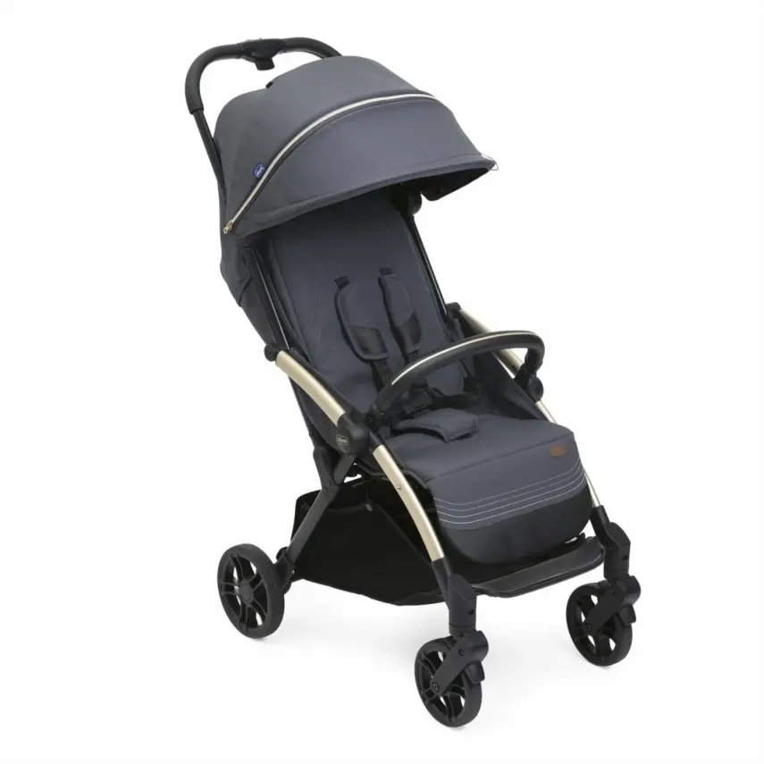 Chicco Goody Xplus Otomatik Katlanır Suya Dayanıklı Kabin Bebek Arabası Dark Shadow - 1