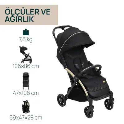 Chicco Goody Xplus Otomatik Katlanır Suya Dayanıklı Kabin Bebek Arabası Radiant Blue - 8