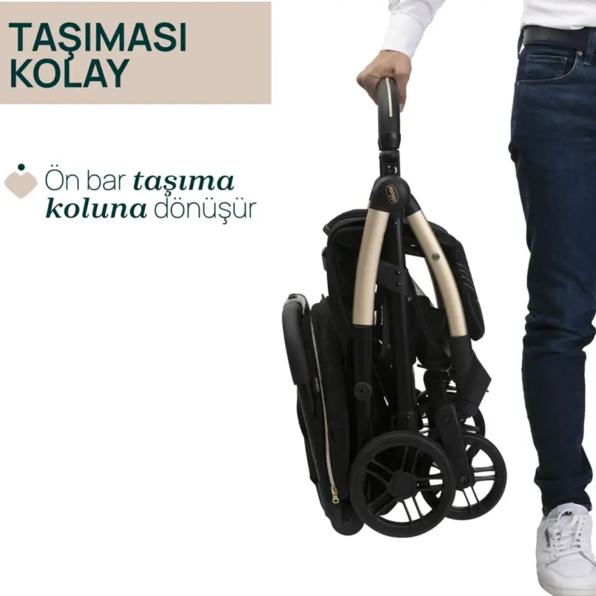 Chicco Goody Xplus Otomatik Katlanır Suya Dayanıklı Kabin Bebek Arabası Radiant Blue - 12