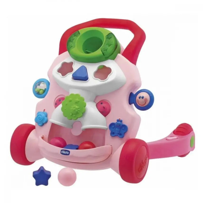 Chicco İlk Adımlar Aktivite Yürüteç Pembe - 1