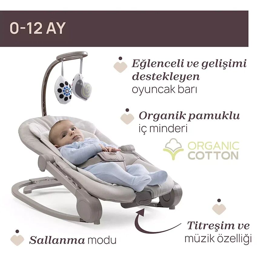 Chicco Mia Ana Kucağı 0-18 Kg Pebble - 8