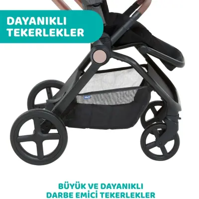 Chicco Mysa Bebek Arabası Black Satın - 5