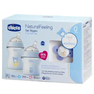 Chicco Natural Feeling Hediye Seti Erkek - 4