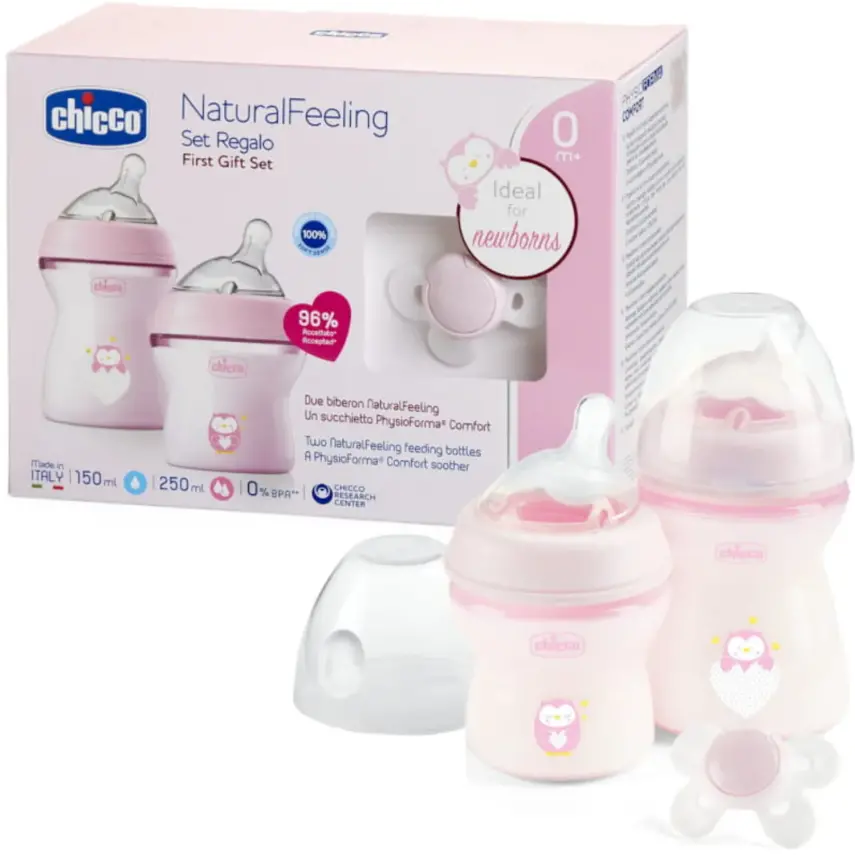 Chicco Natural Feeling Hediye Seti Kız - 9