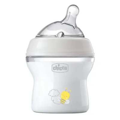 Chicco Natural Feeling Silikon Emzikli PP Biberon Desenli 150 ml 0+ Ay Yeni (1)
