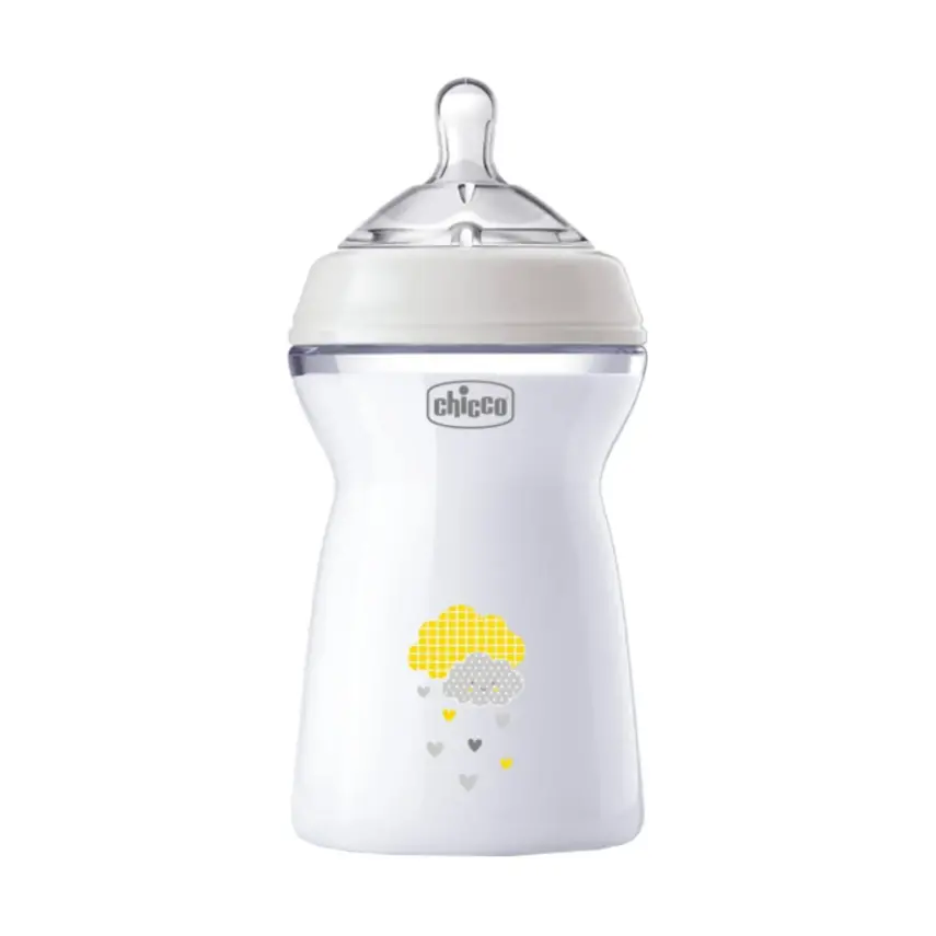 Chicco Natural Feeling Silikon Emzikli PP Biberon 330 ml 6+ Ay Desenli - 1