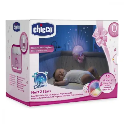 Chicco Next to Stars Beşik Projektörü Pembe - 2