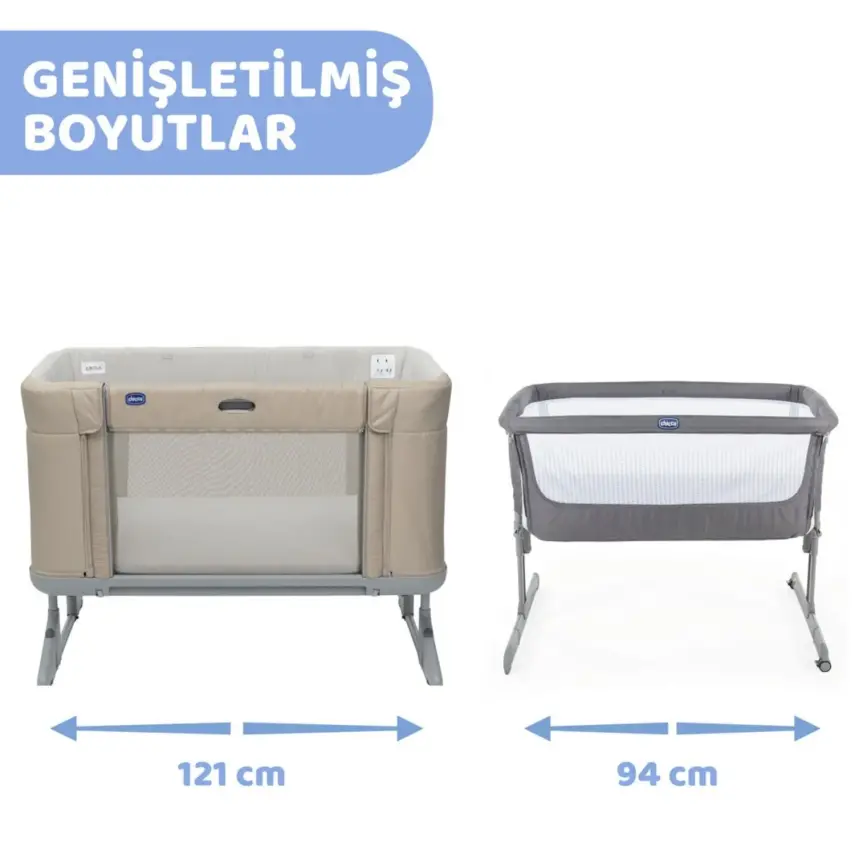 Chicco Next2Me Forever Anne Yanı Beşik Honey Beige - 1
