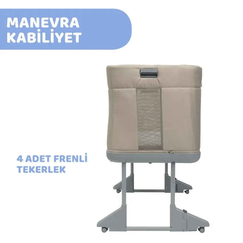 Chicco Next2Me Forever Anne Yanı Beşik Honey Beige - 3