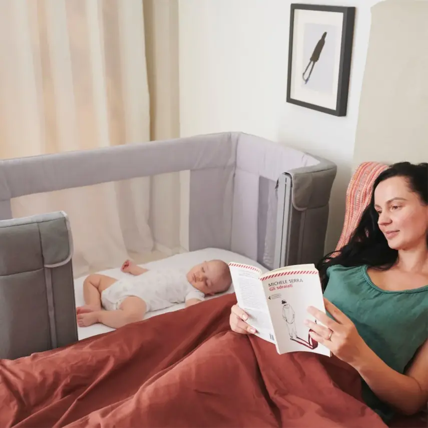 Chicco Next2Me Forever Anne Yanı Beşik Slate Grey - 23