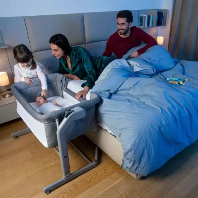 Chicco Next2Me Magic Evo Anne Yanı Beşik Desert Taupe - 7