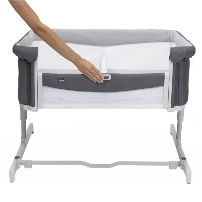 Chicco Next2Me Twin İkiz Anne Yanı Beşik Magnet Grey - 3