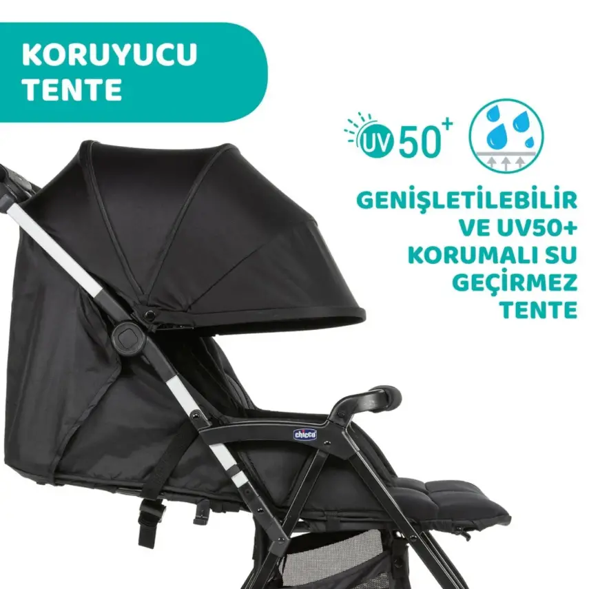 Chicco Ohlala İkiz Bebek Arabası Black Night - 2