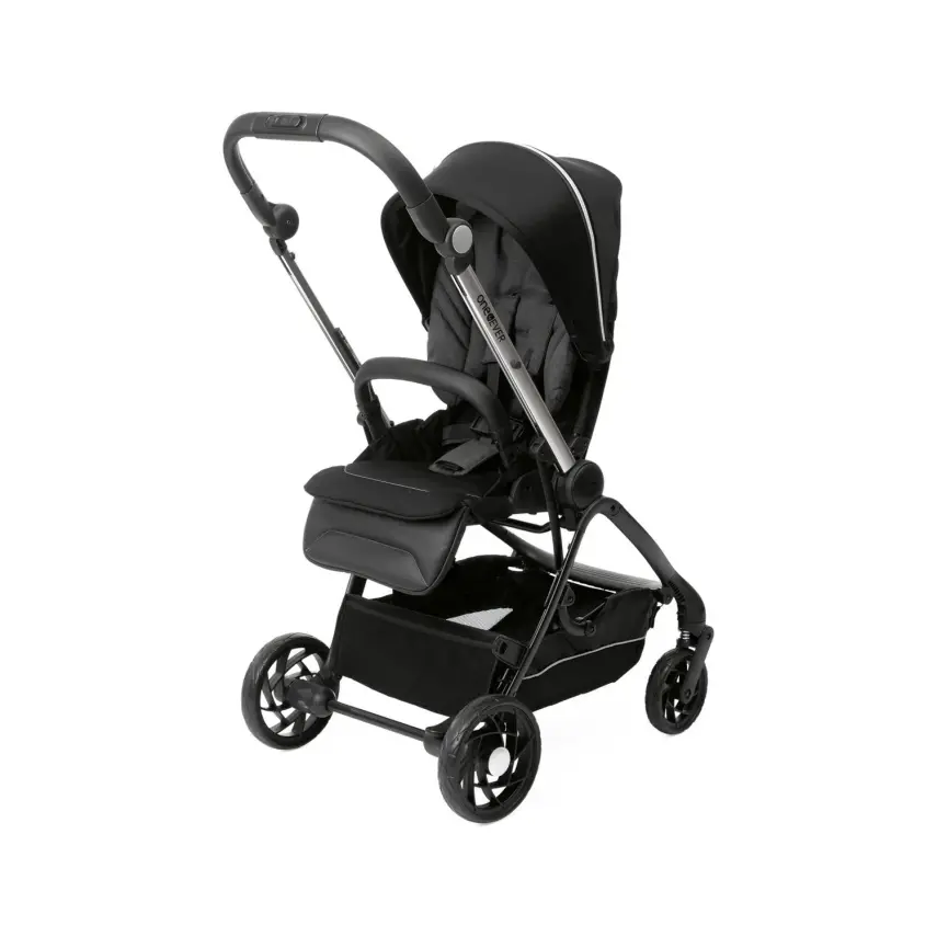 Chicco One4Ever Çift Yönlü Otomatik Katlanır Bebek Arabası Pirate Black - 6