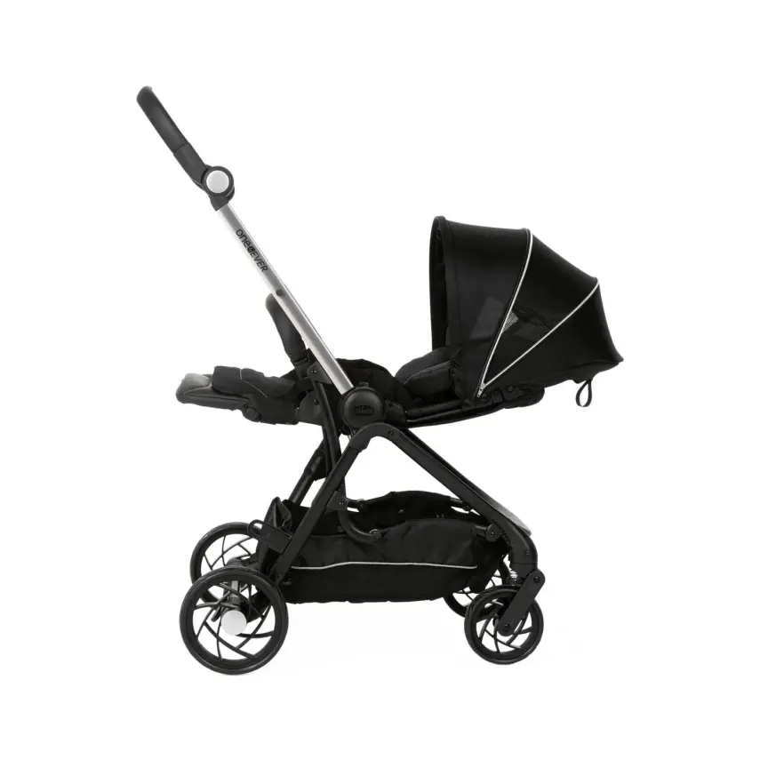 Chicco One4Ever Çift Yönlü Otomatik Katlanır Bebek Arabası Pirate Black - 5