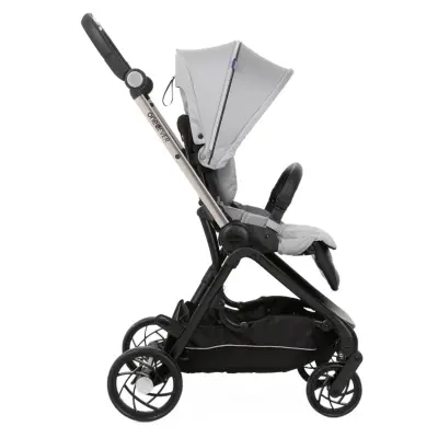 Chicco One4Ever Çift Yönlü Otomatik Katlanır Bebek Arabası Silver Leaf - 2