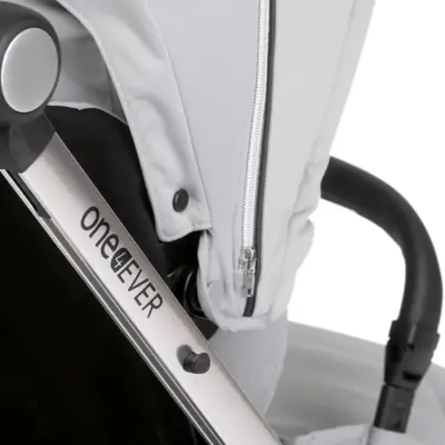 Chicco One4Ever Çift Yönlü Otomatik Katlanır Bebek Arabası Silver Leaf - 6
